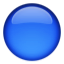 large blue circle
